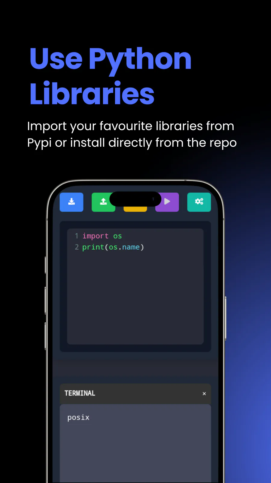Blaze IDE: Python on Mobile with support for Python Modules for free ...
