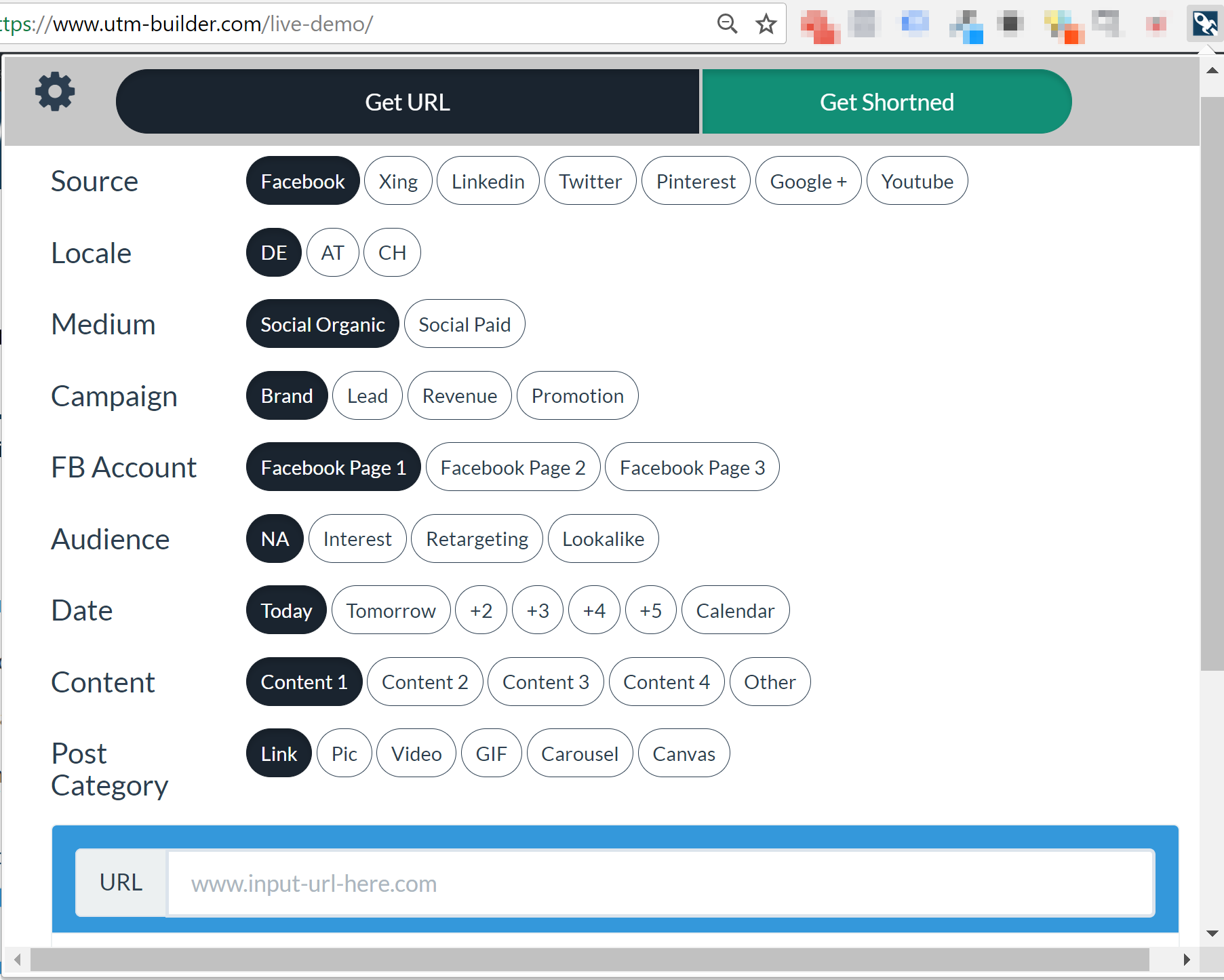 UTM-Builder - Chrome extension gallery image