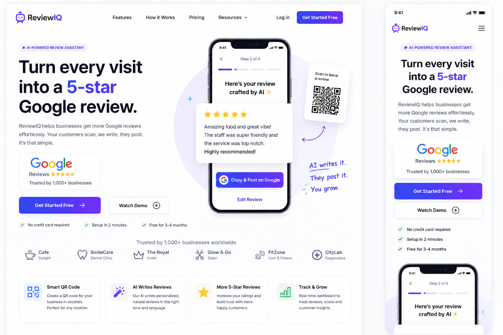 ReviewIQ screenshot 2