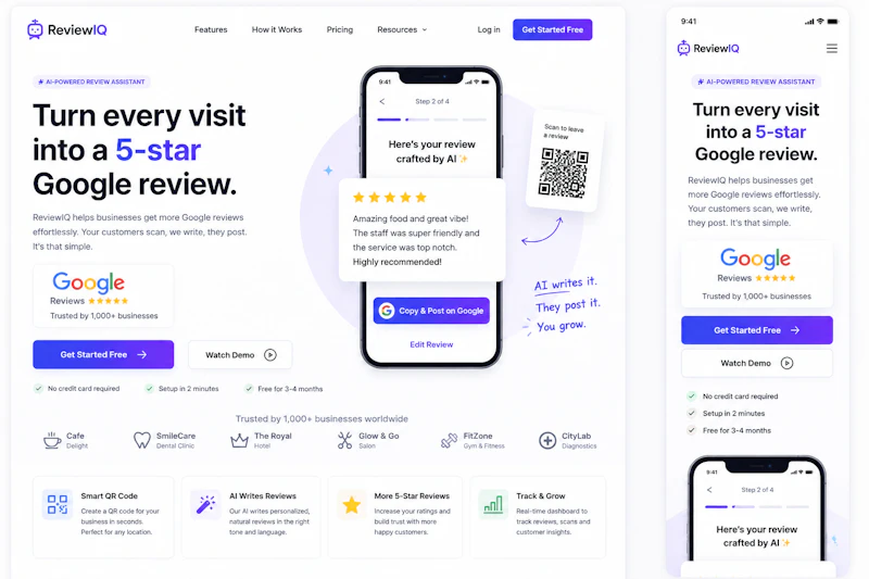 ReviewIQ screenshot 2