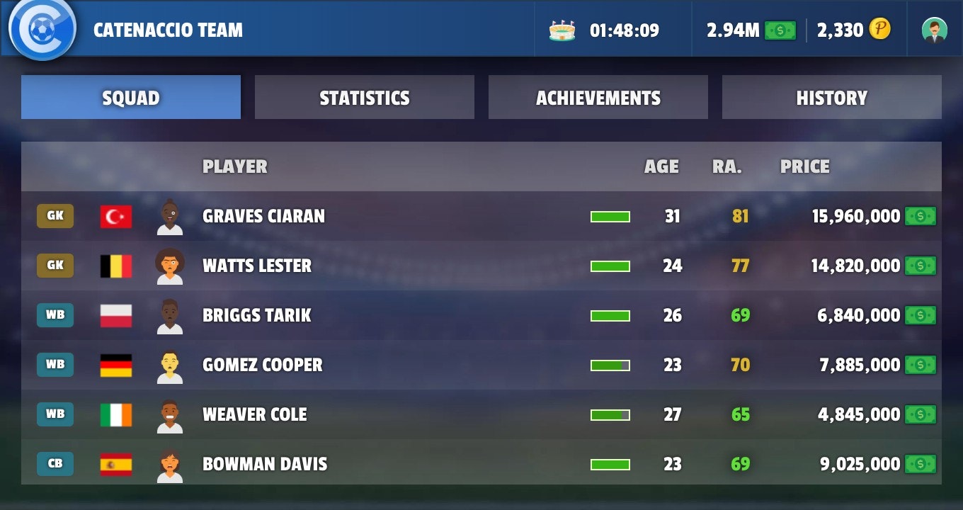 Catenaccio Football Manager gallery image