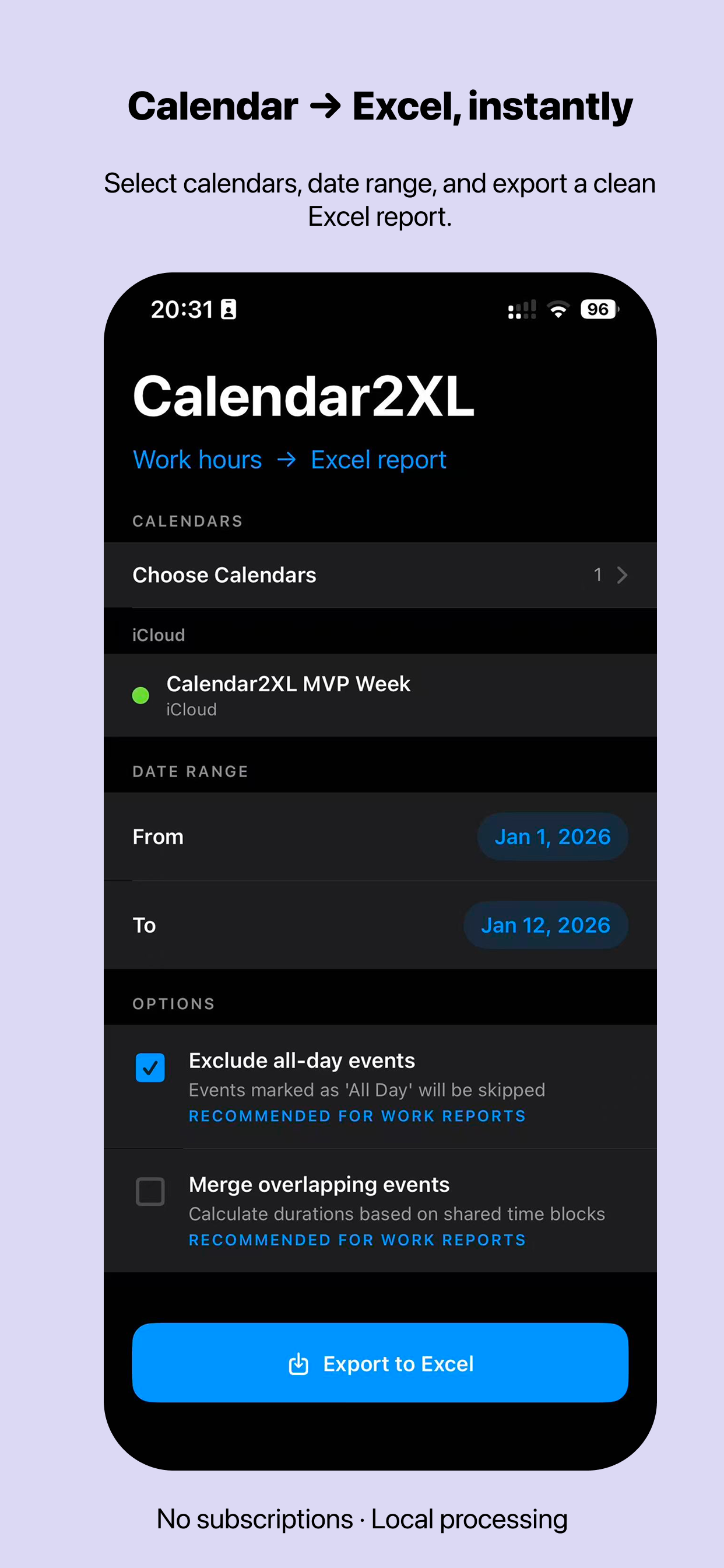 Calendar2XL gallery image