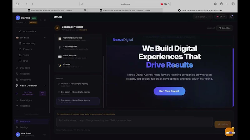 strAIke screenshot 1 (video preview)