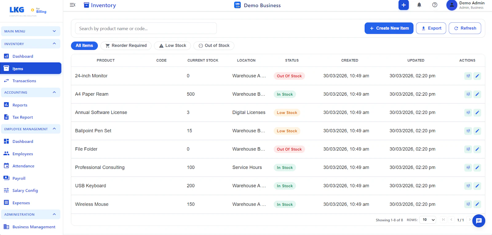 LKG for Billing screenshot 30