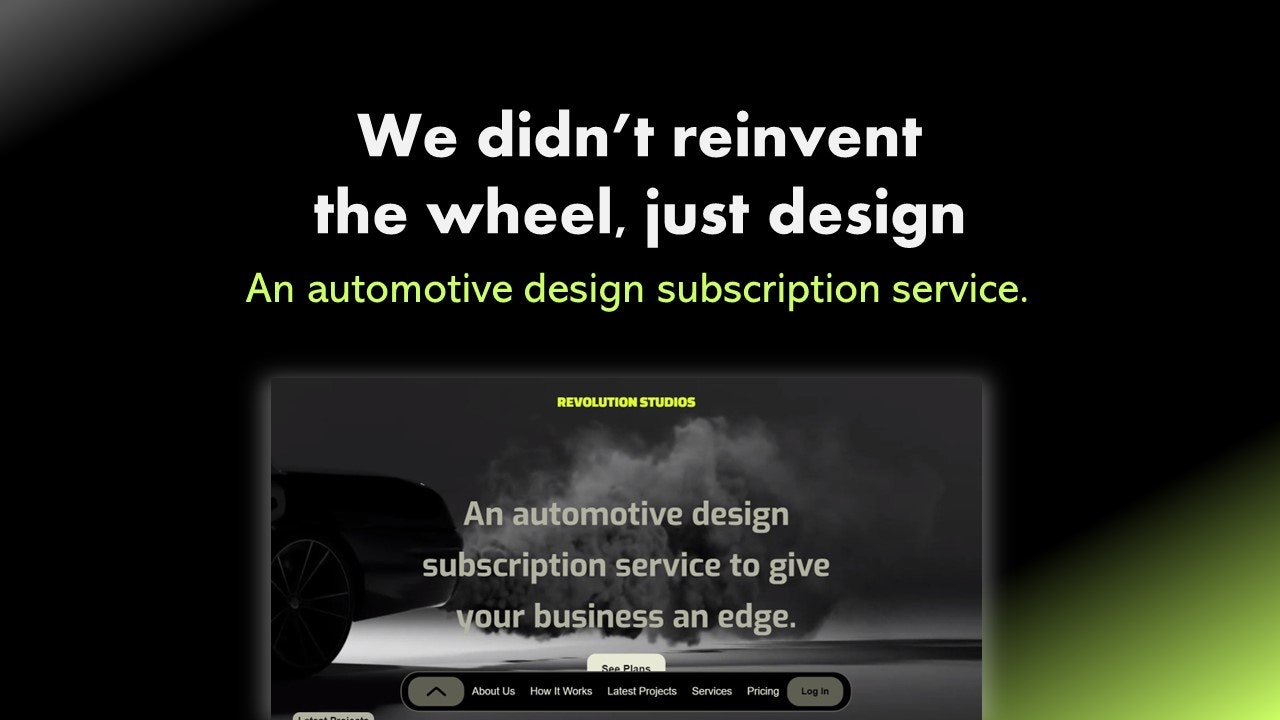 Mídia 1 de Revolution Studios - Uma agência de design automotivo para dar uma vantagem ao seu negócio.
