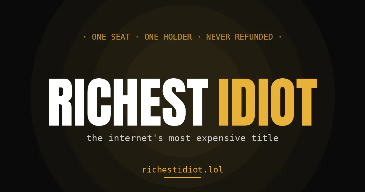 Richest Idiot gallery image