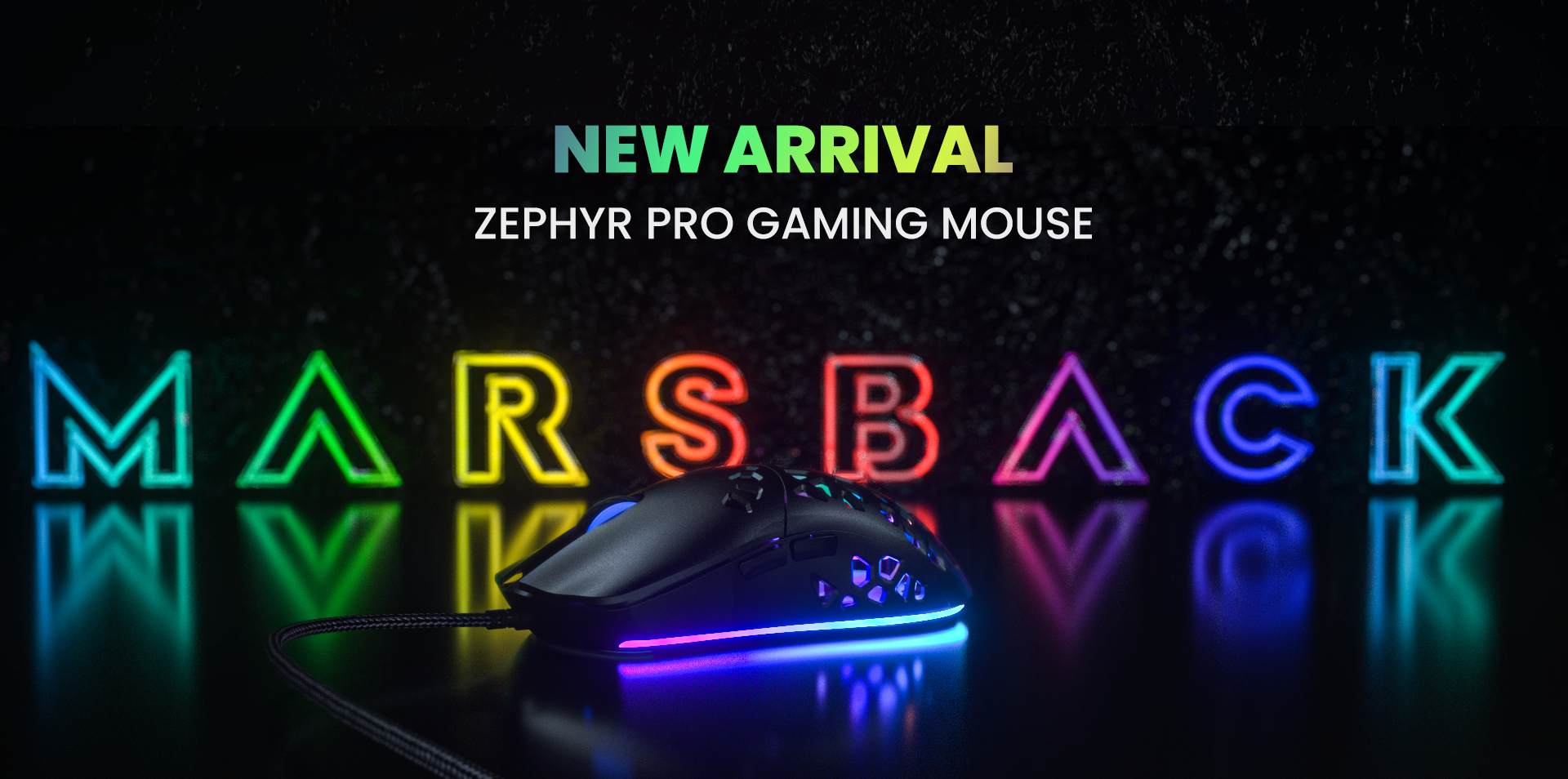 Zephyr PRO RGB Sweat-Proof Gaming Mouse gallery image