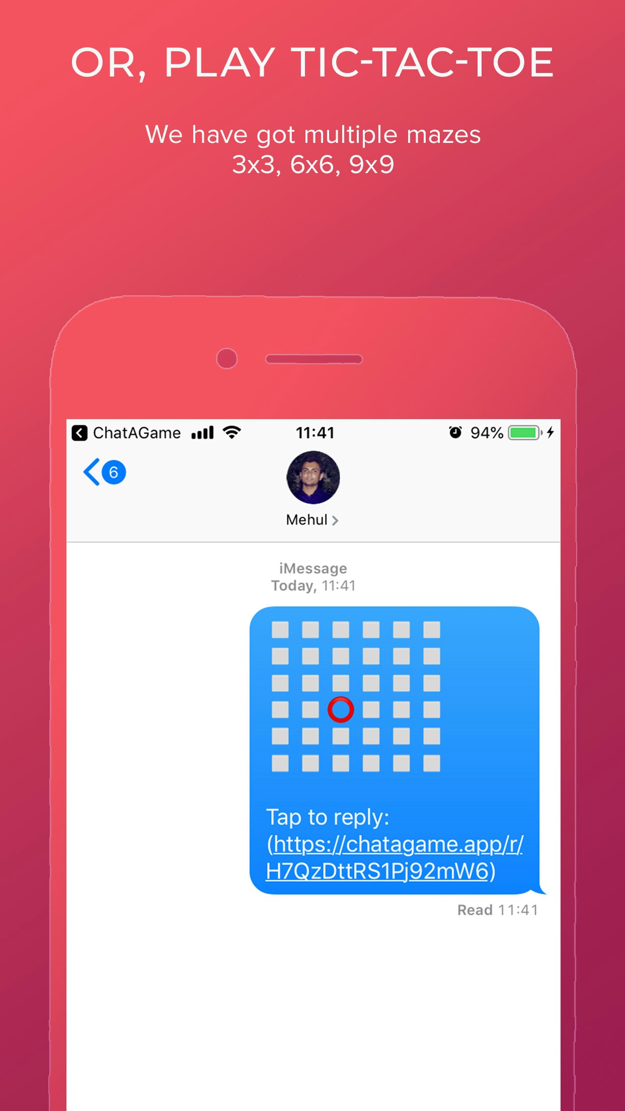 Chat A Game — Play Connect 4 in Tinder gallery image