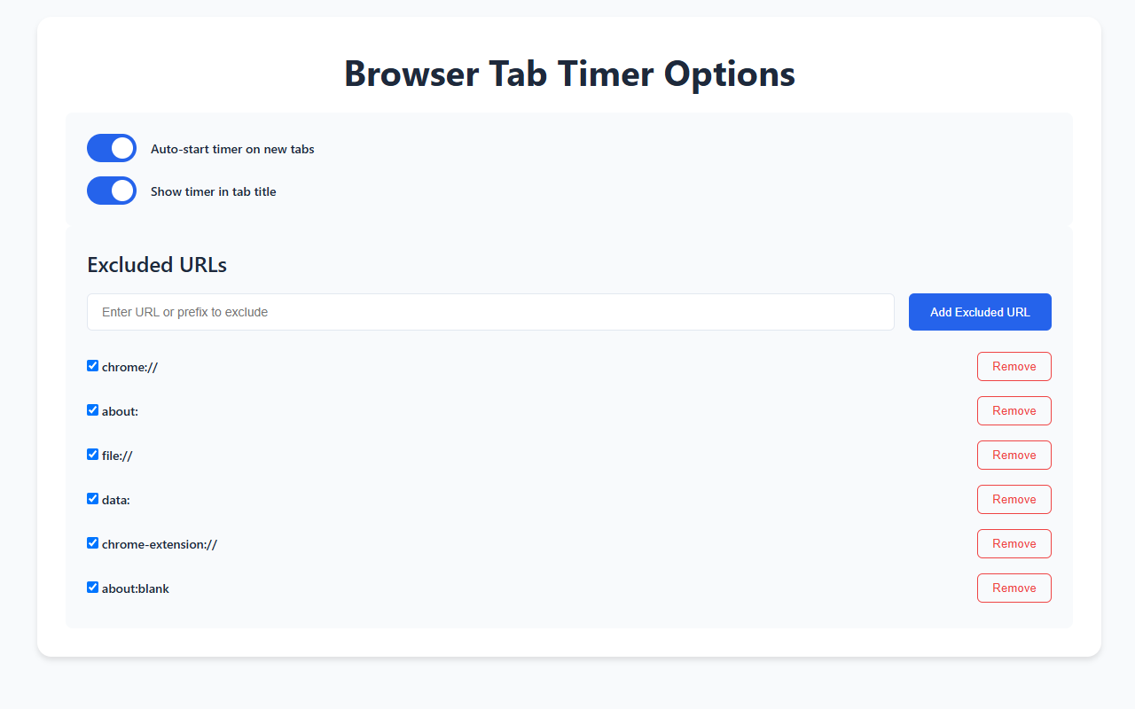 Browser Tab Timer gallery image