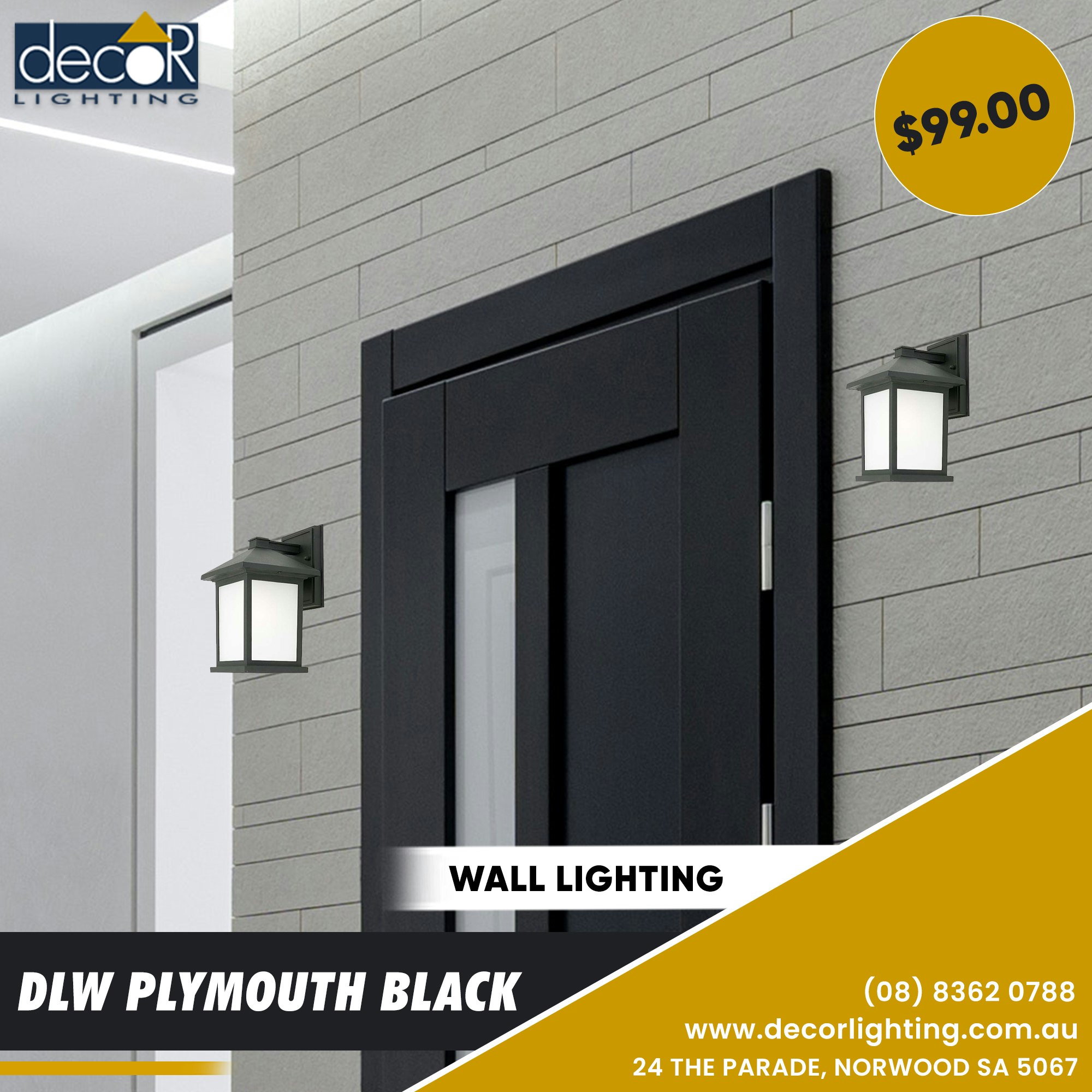 DLV DEX 12W LED BLK