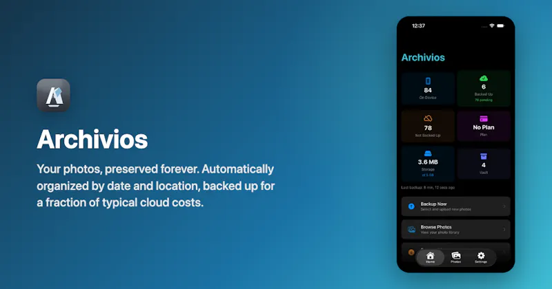 Archivios screenshot 1