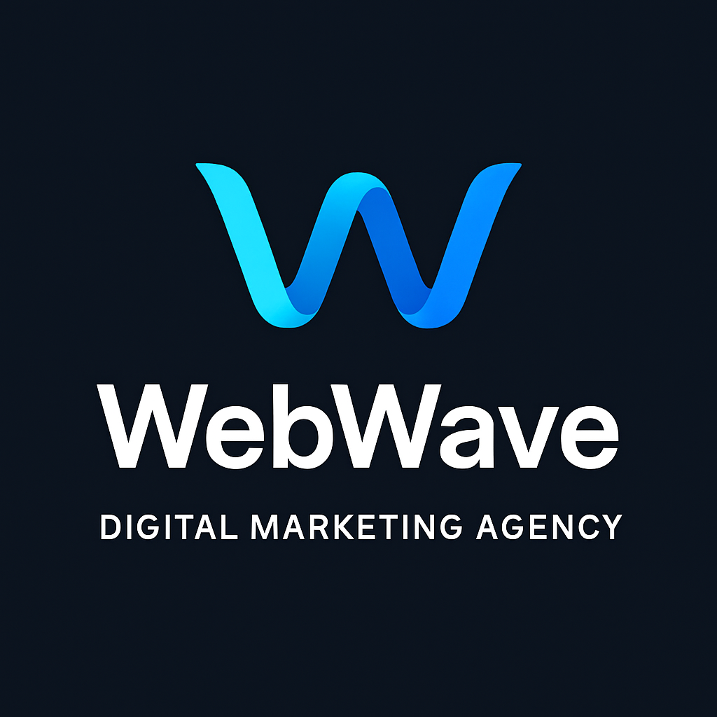 WebWave SEO Tools - Product Hunt launch logo and brand identity