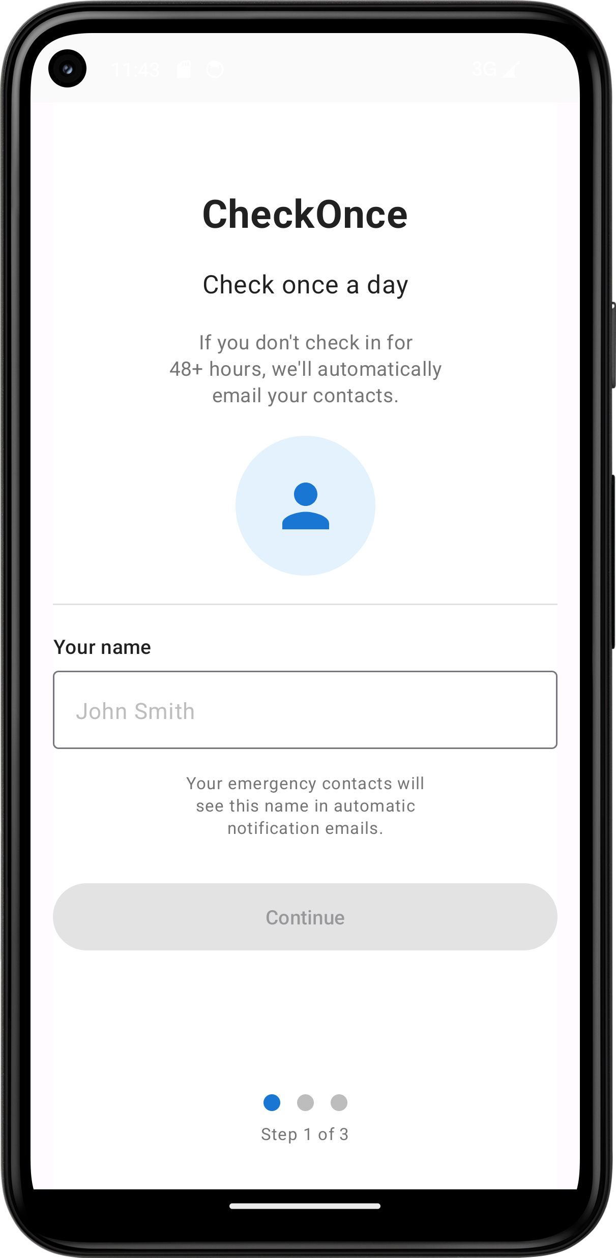 CheckOnce - Screenshot 2 showing product features and functionality