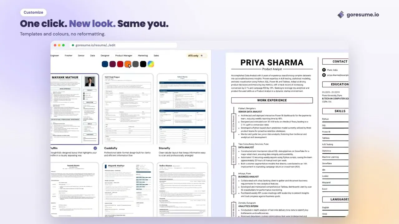 GoResume gallery image