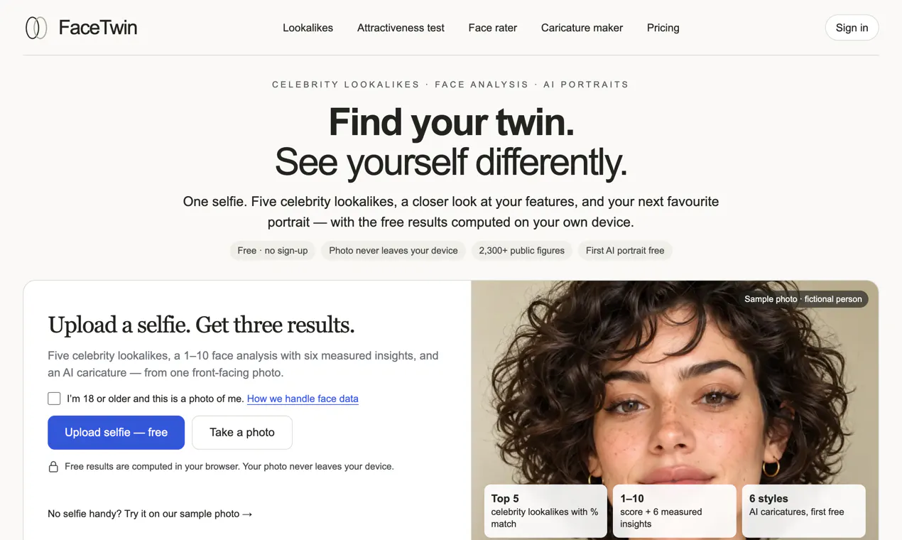 FaceTwin gallery image