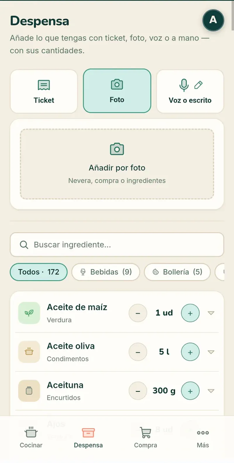 NutrIA-Your pantry decides dinner screenshot 2