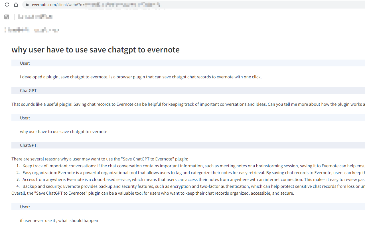 Média Enregistrer l'historique de Chatgpt à Evernote 3