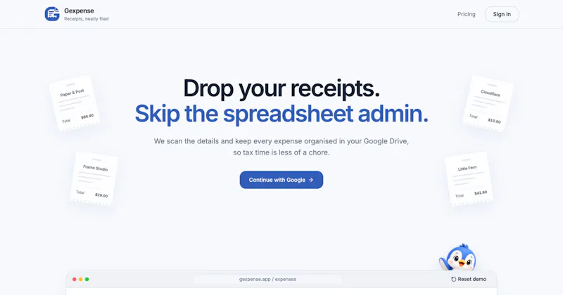 Gexpense screenshot 1