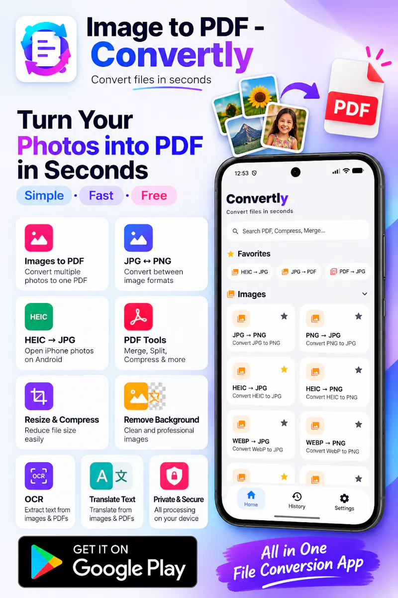 Image to PDF - Convertly screenshot 1