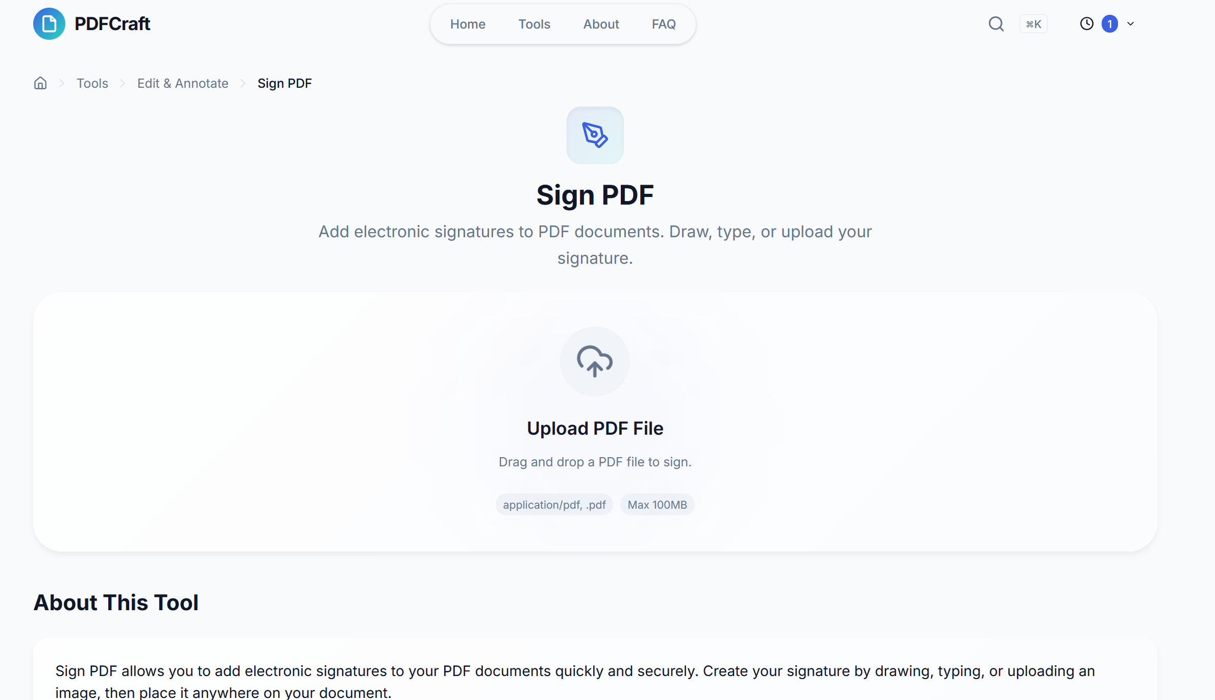 PDFCraft - Screenshot 2 showing product features and functionality