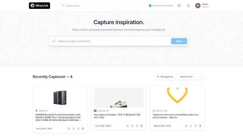 MinyLink screenshot 1