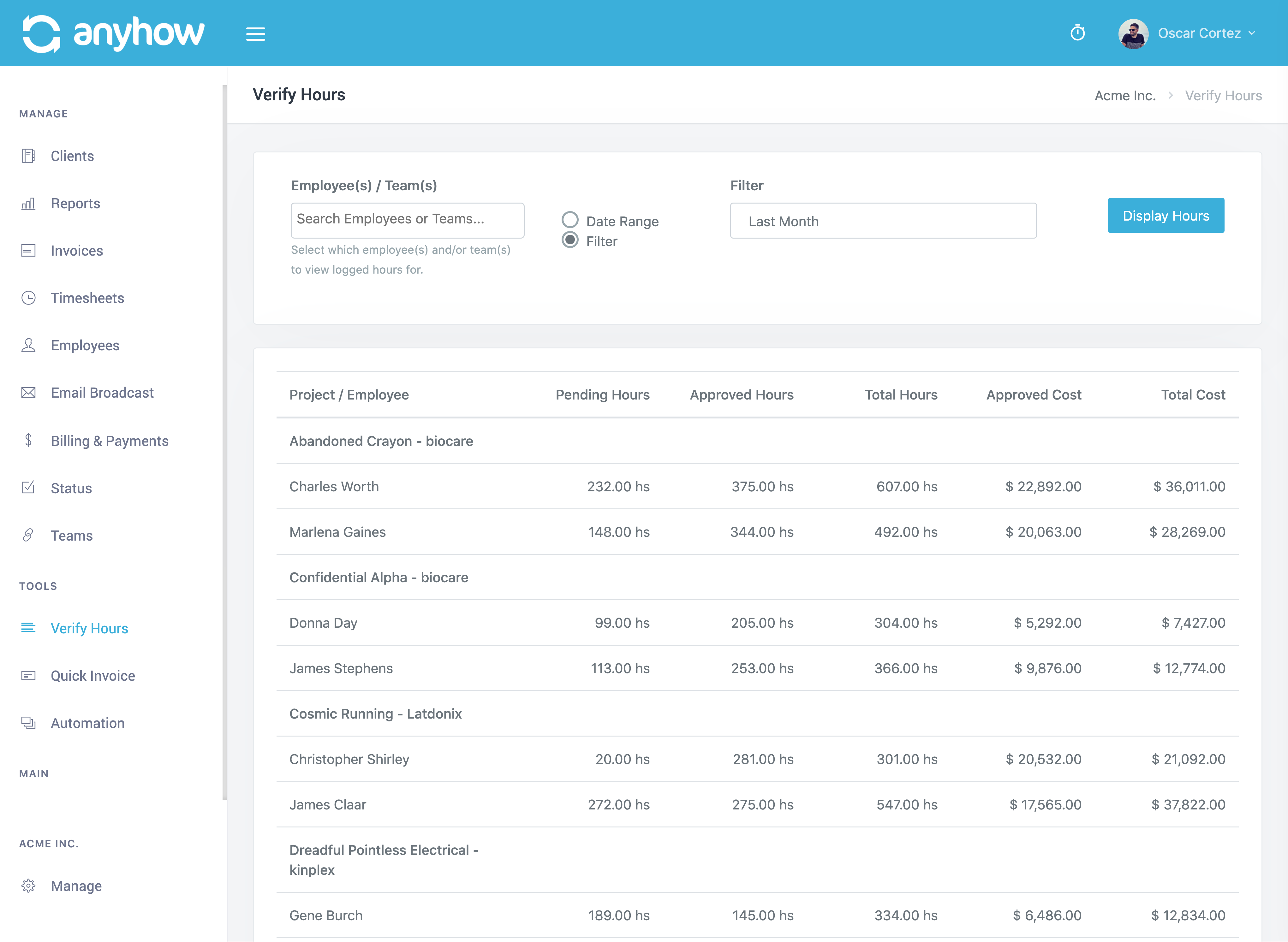 AnyHow - Consultancy Management Software gallery image