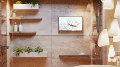 OCEA Bathroom TV now with Google Assistant Voice Control gallery image