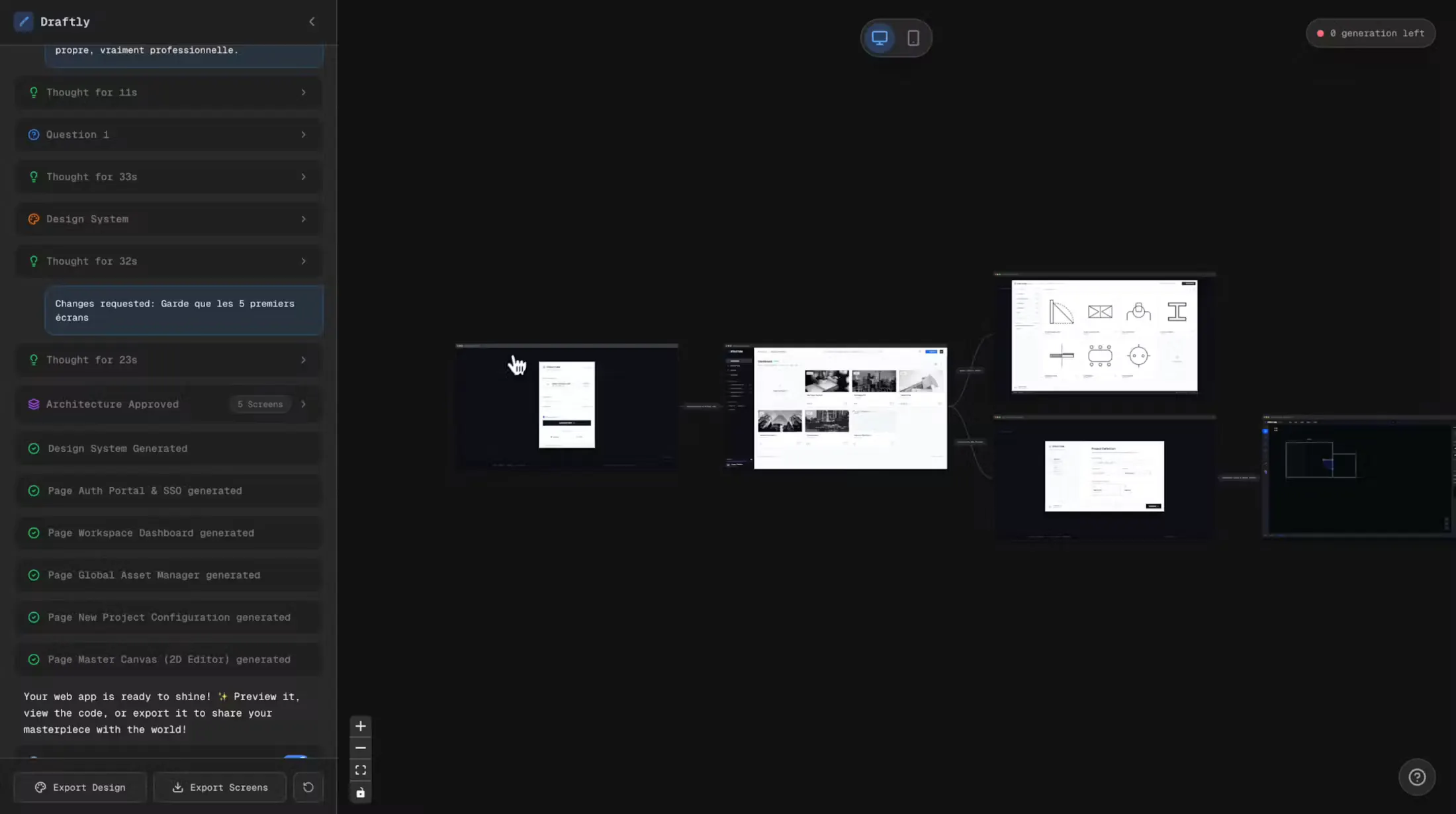 Draftly screenshot 1