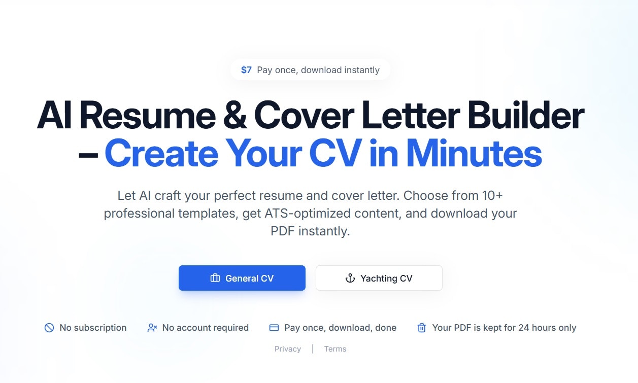 dajCV - Main product screenshot demonstrating key features and user interface