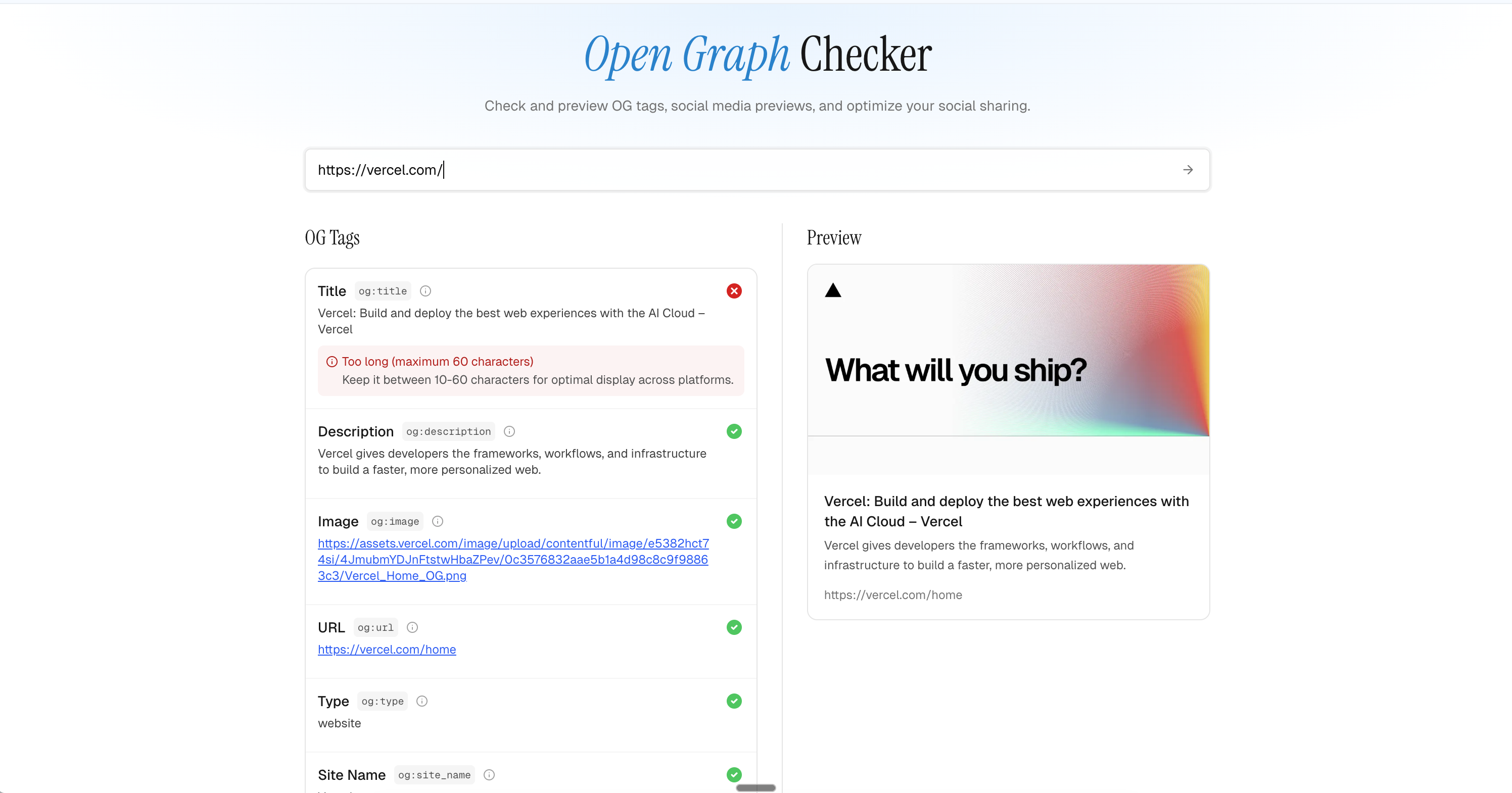 Média Et aperçu - La galerie d'images Ultimate Open Graph 3