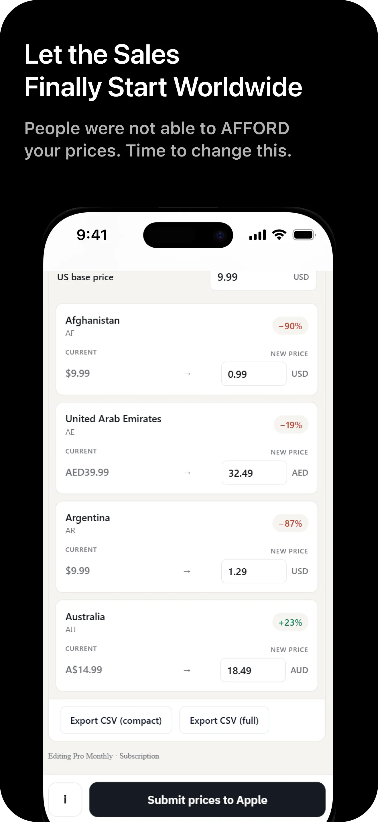 LocalPrice — App Price Localization gallery image