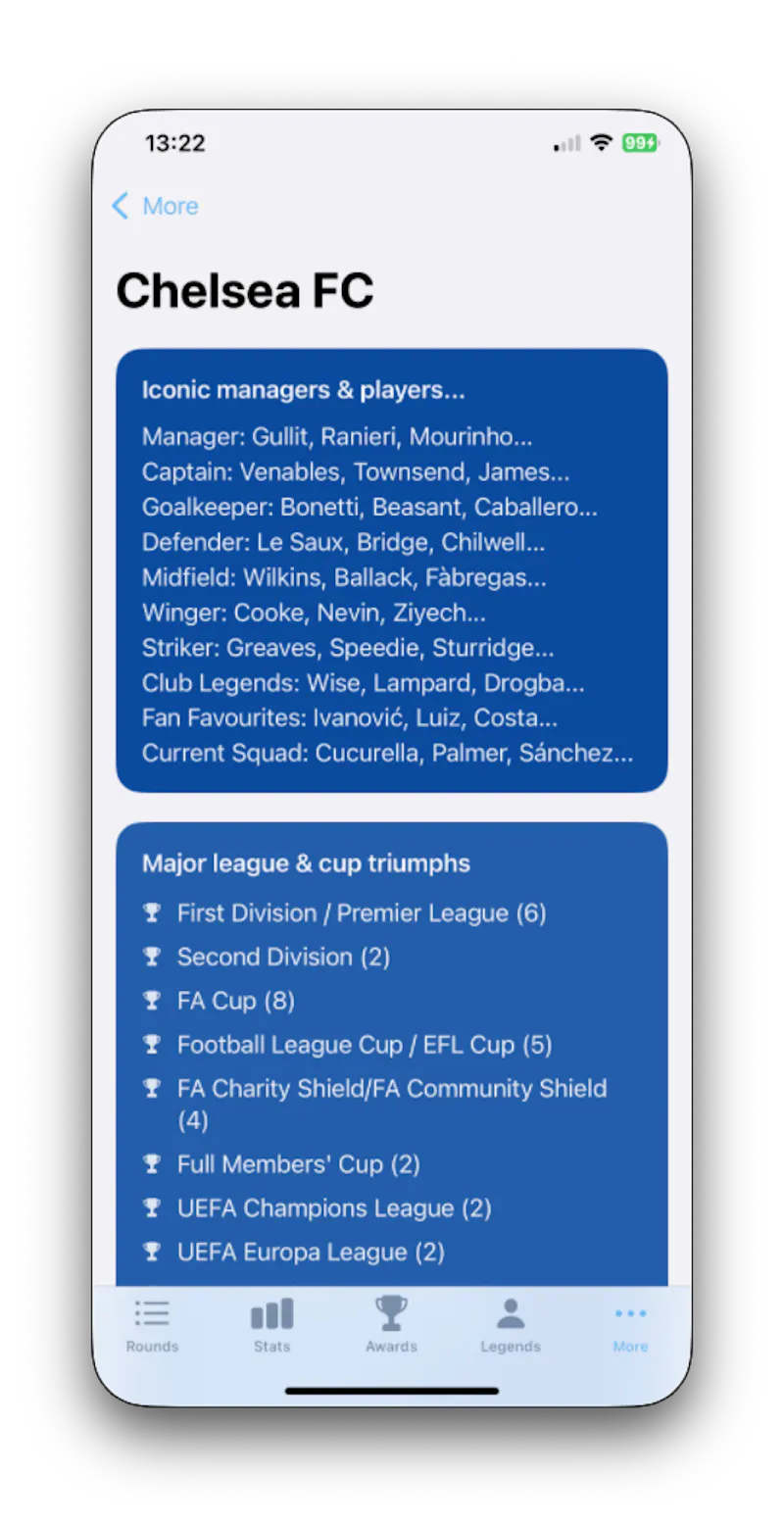 Football Quiz Soccer Legends screenshot 5