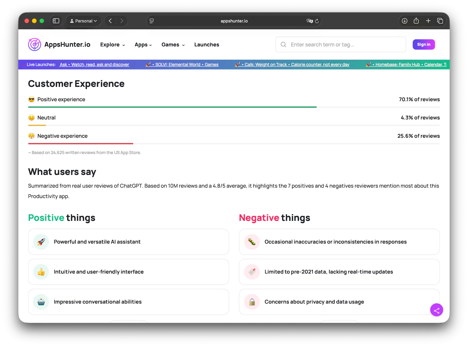 AppsHunter.io  screenshot 2