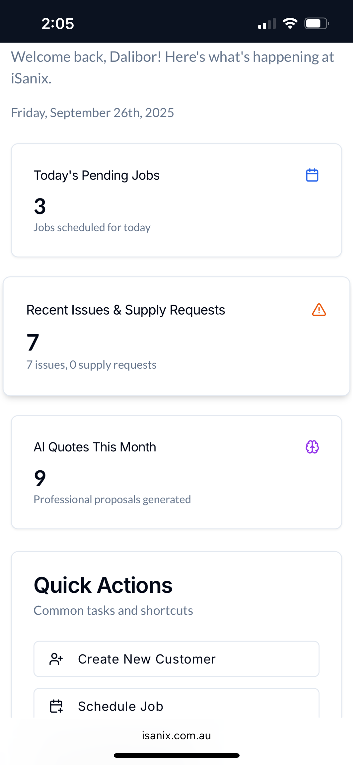 Média Isanix AI Cleaning Business Software - Logiciel de nettoyage qui automatise les citations, les rapports de planification 11