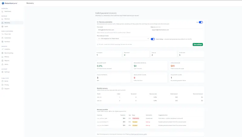 RetentionLens screenshot 3
