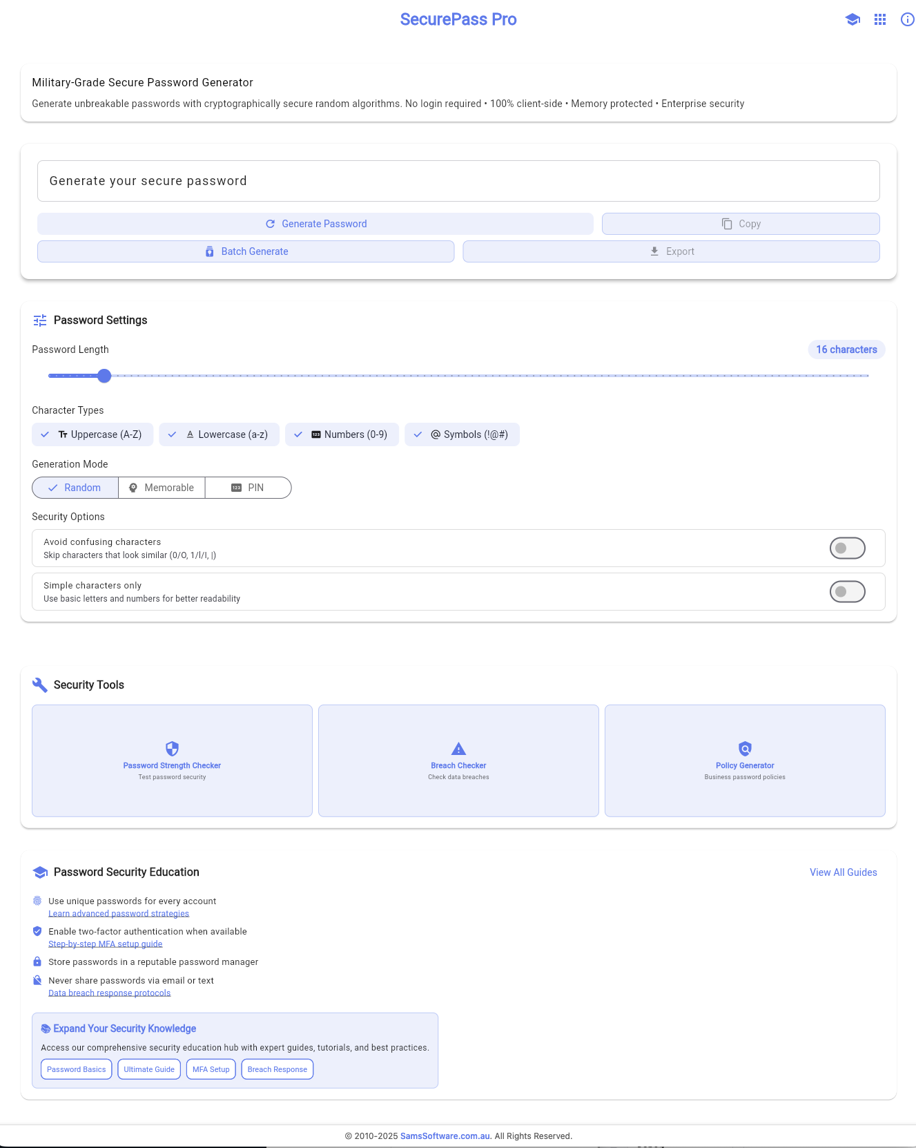 SecurePass Pro - Free secure password generator 미디어 1