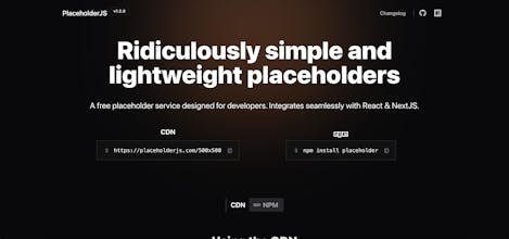 PlaceholderJS gallery image