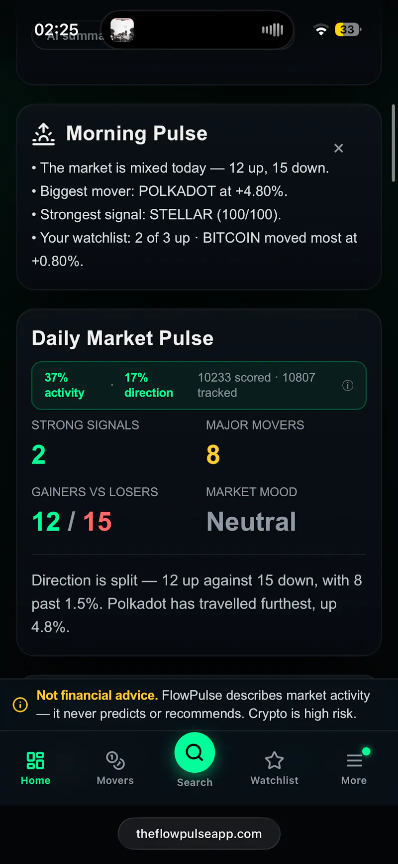 FlowPulse   screenshot 1