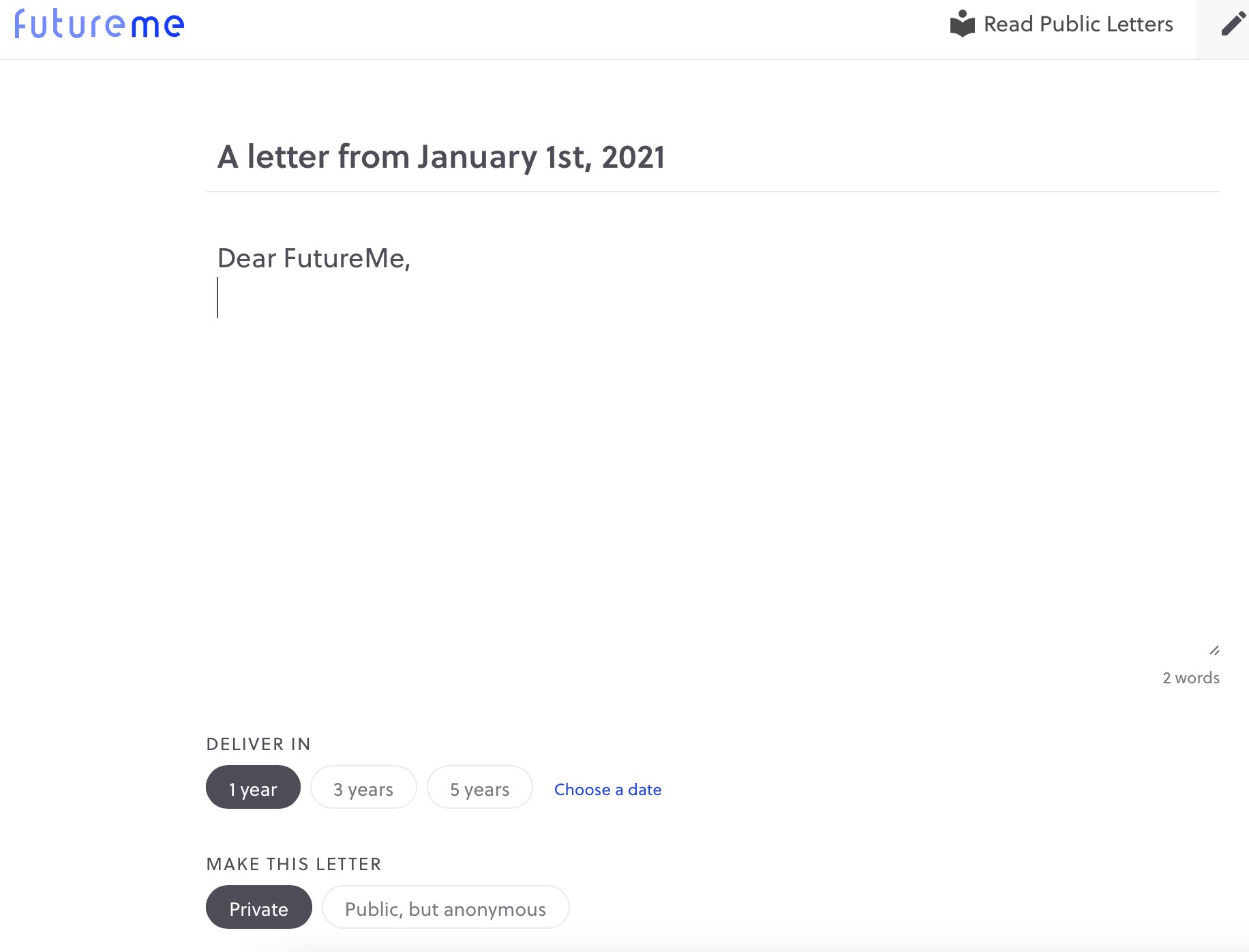 FutureMe gallery image