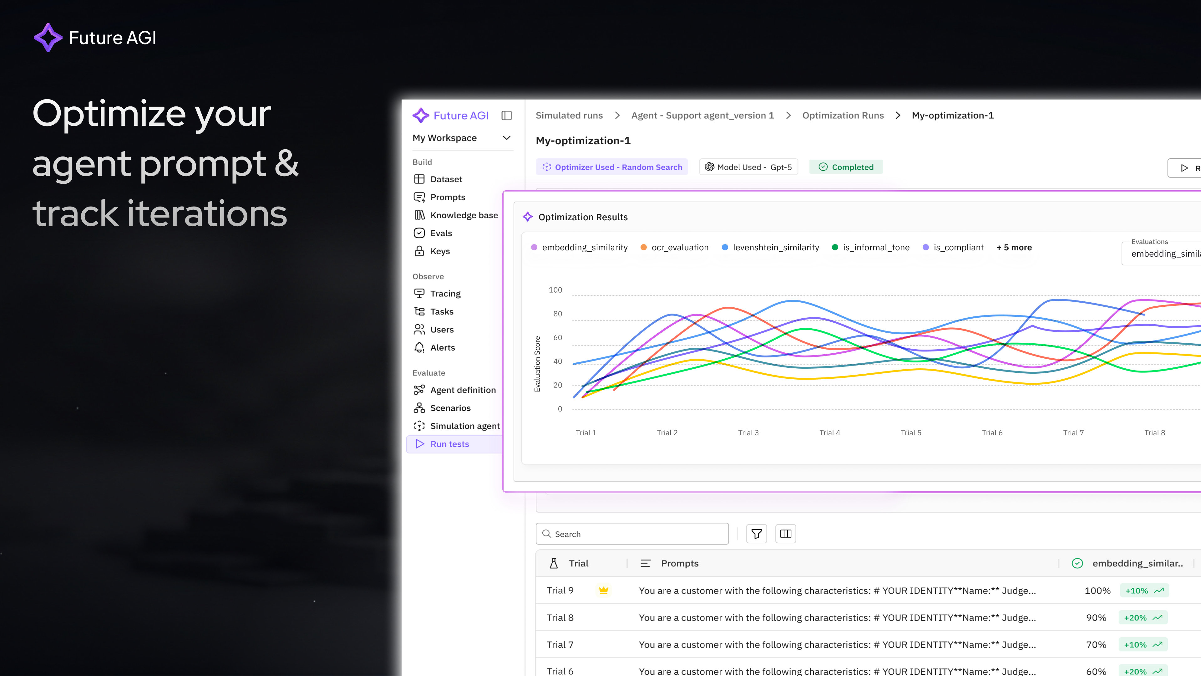 Fix My Agent (FMA) - Screenshot 3 showing product features and functionality