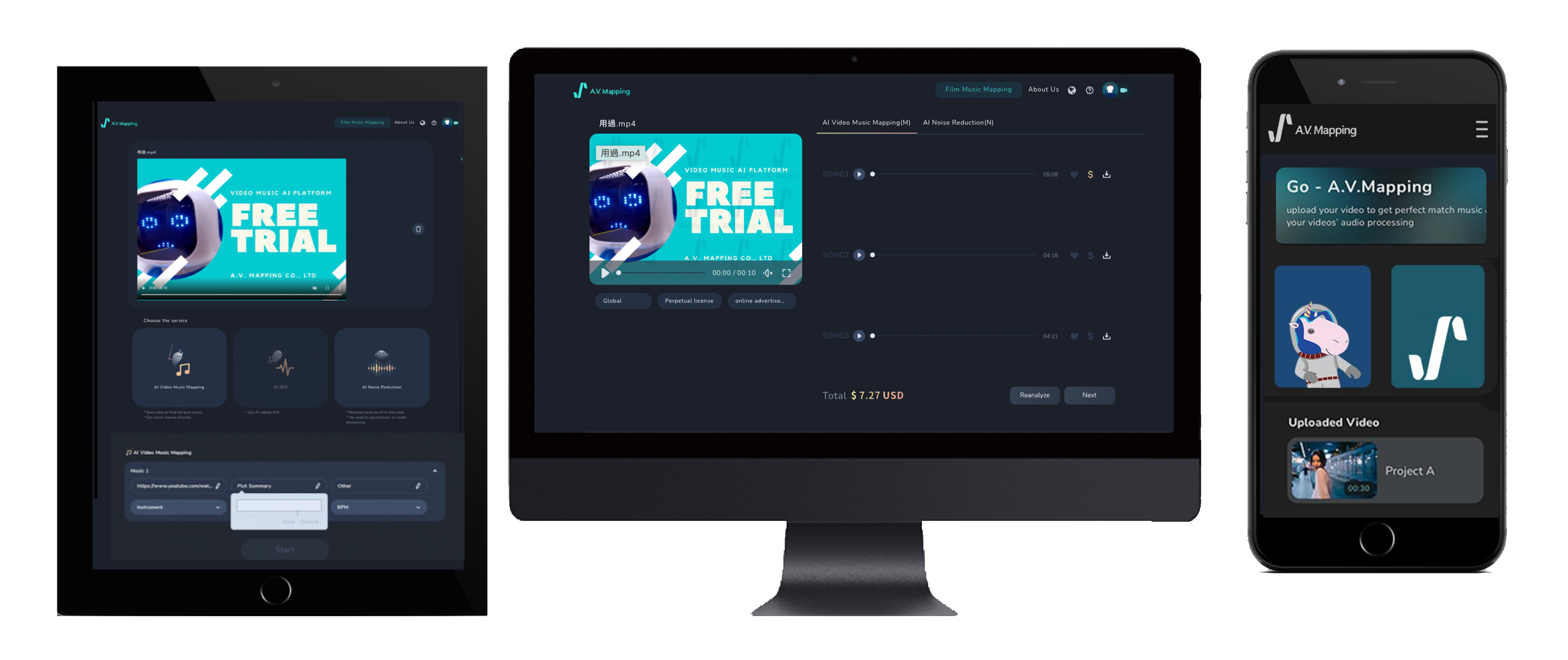 Ai trova musica, SFX e editing di rumore media 4