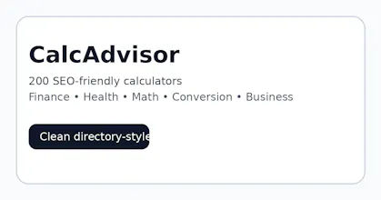 CalcAdvisor gallery image