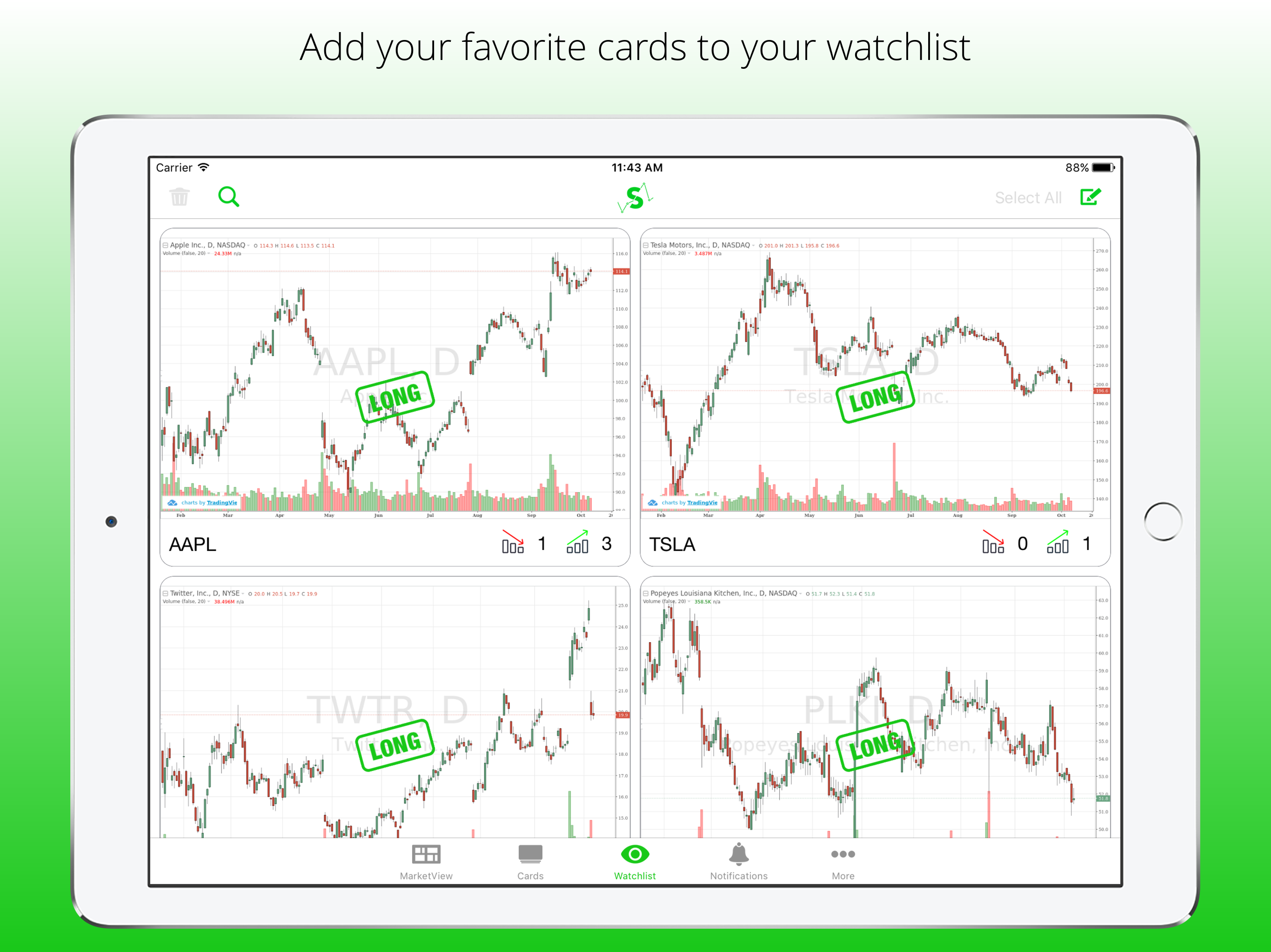StockSwipe gallery image