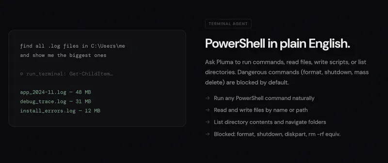 Pluma screenshot 4