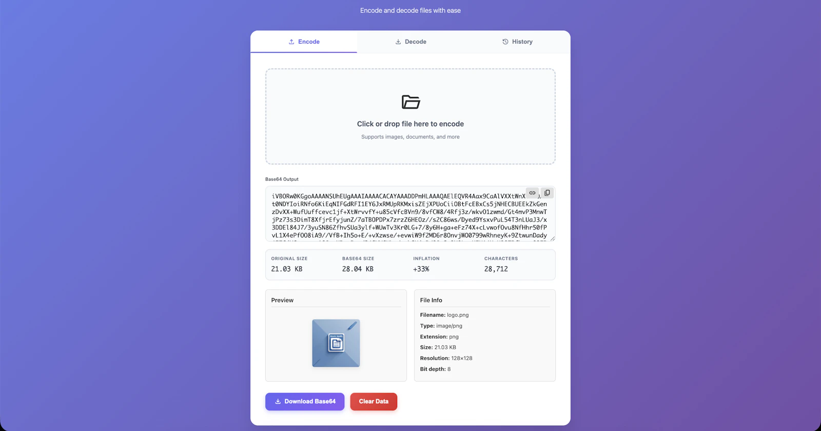 Base64 Buddy screenshot 1
