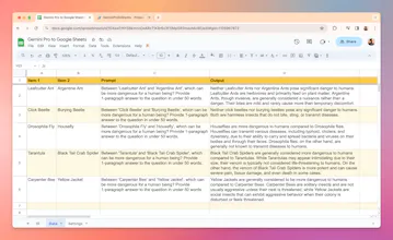 Gemini Pro API to Google Sheets gallery image