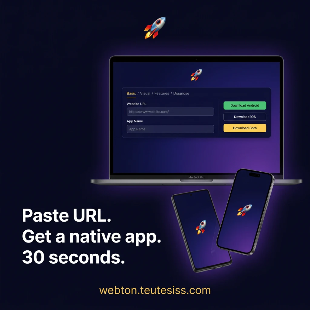 WebToNative screenshot 2