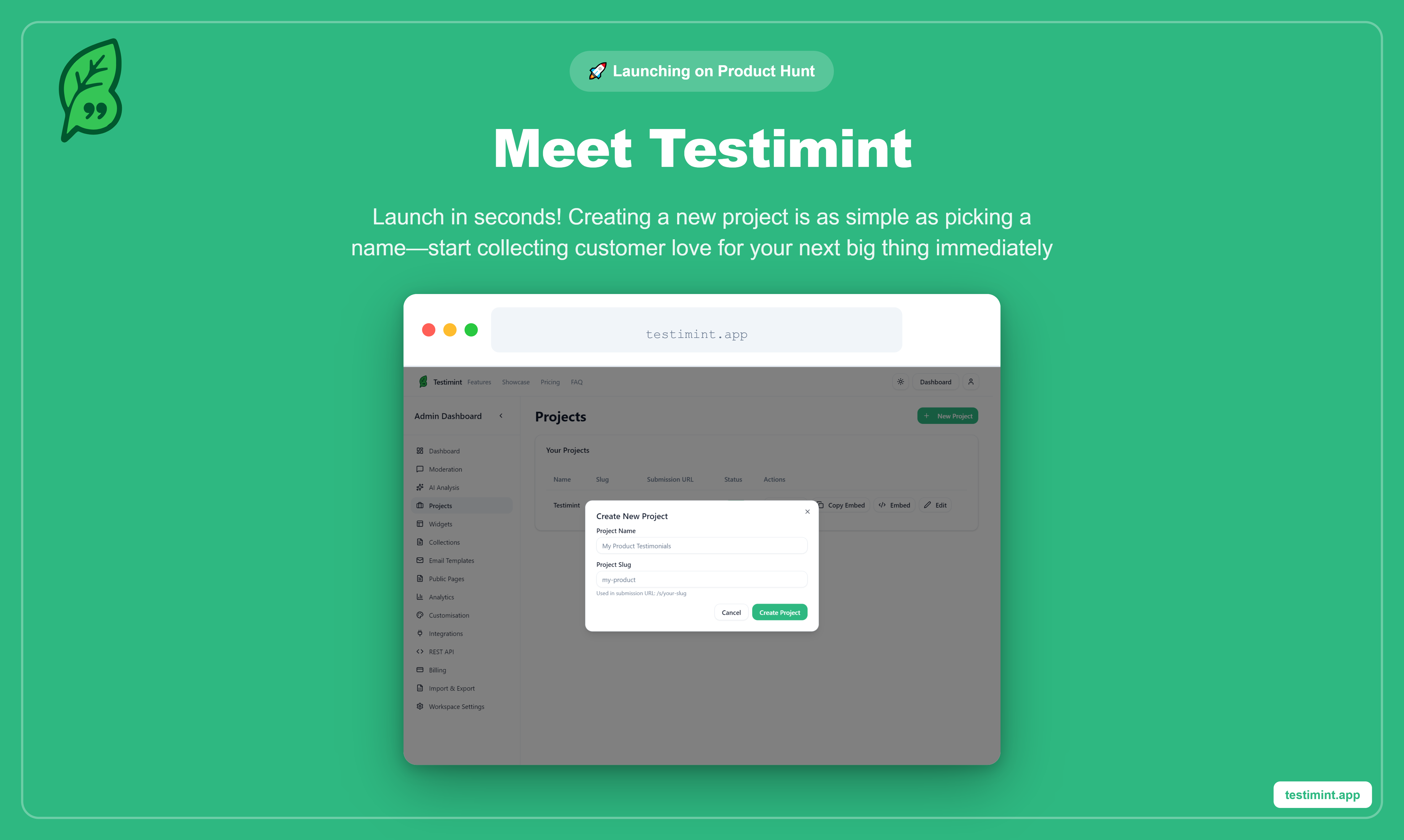 Testimint gallery image