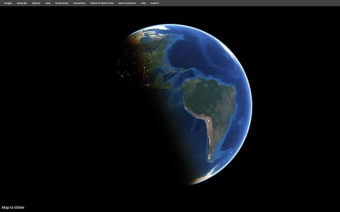 Map to Globe