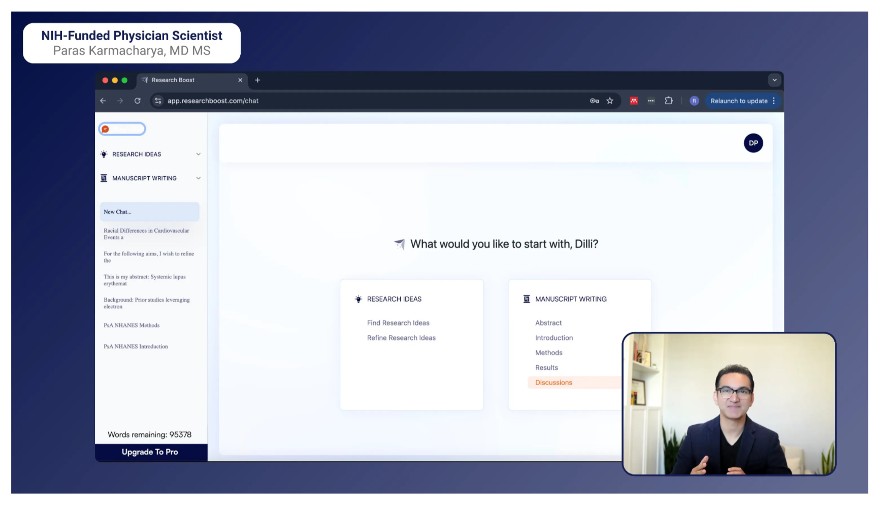 Research Boost - Screenshot 2 showing product features and functionality